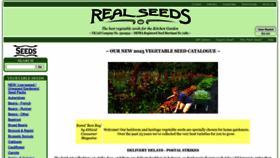 What Realseeds.co.uk website looked like in 2023 (1 year ago)