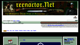 What Reenactor.net website looked like in 2023 (1 year ago)