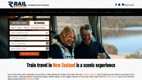 What Railnewzealand.com website looked like in 2023 (1 year ago)