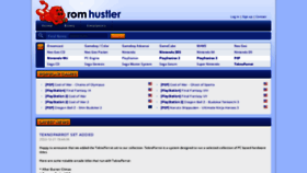 What Romhustler.org website looked like in 2023 (1 year ago)