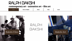 What Ralphbakshi.com website looked like in 2023 (1 year ago)