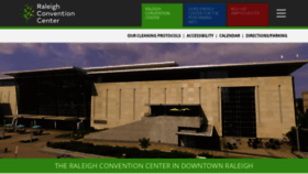 What Raleighconvention.com website looked like in 2023 (1 year ago)