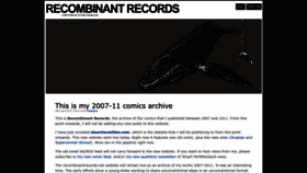 What Recombinantrecords.net website looked like in 2023 (3 years ago)