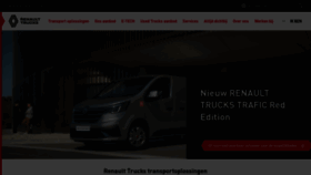 What Renault-trucks.nl website looked like in 2023 (1 year ago)