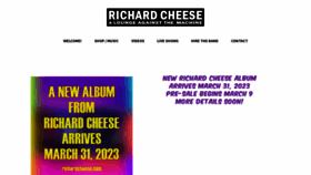 What Richardcheese.com website looked like in 2023 (1 year ago)
