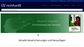 What Reinhardt-verlag.de website looked like in 2023 (1 year ago)