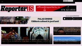 What Reporteris.ro website looked like in 2023 (1 year ago)