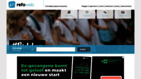 What Refoweb.nl website looked like in 2023 (1 year ago)