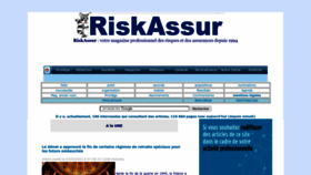 What Riskassur-hebdo.com website looked like in 2023 (1 year ago)