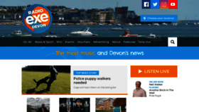 What Radioexe.co.uk website looked like in 2023 (1 year ago)