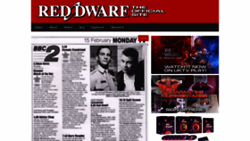 What Reddwarf.co.uk website looked like in 2023 (1 year ago)