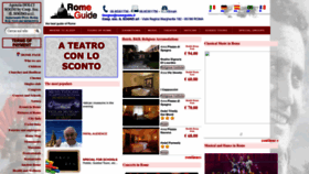 What Romeguide.it website looked like in 2023 (1 year ago)
