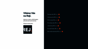 What Rej.cz website looked like in 2023 (1 year ago)