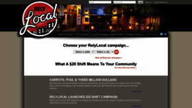 What Relylocal.com website looked like in 2023 (1 year ago)