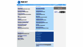 What Ruz.net website looked like in 2023 (1 year ago)