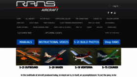 What Rans.com website looked like in 2023 (1 year ago)