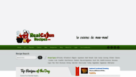 What Realcajunrecipes.com website looked like in 2023 (1 year ago)