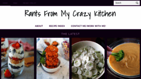 What Rantsfrommycrazykitchen.com website looked like in 2023 (1 year ago)