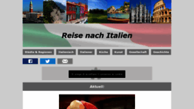 What Reise-nach-italien.de website looked like in 2023 (1 year ago)