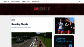 What Runwashington.com website looked like in 2023 (1 year ago)