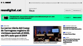 What Reusdigital.cat website looked like in 2023 (2 years ago)
