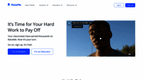 What Raise.me website looked like in 2023 (2 years ago)