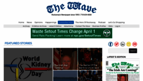 What Rockawave.com website looked like in 2023 (2 years ago)