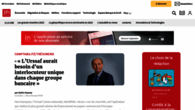What Revue-banque.fr website looked like in 2023 (1 year ago)