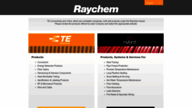 What Raychem.com website looked like in 2023 (1 year ago)