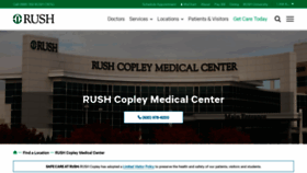 What Rushcopley.com website looked like in 2023 (1 year ago)