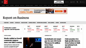 What Reportonbusiness.com website looked like in 2023 (1 year ago)