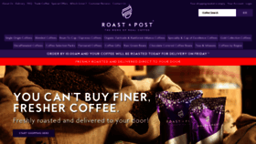 What Roastandpost.com website looked like in 2023 (1 year ago)