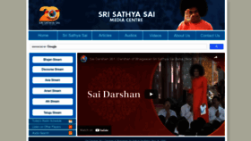 What Radiosai.org website looked like in 2023 (3 years ago)