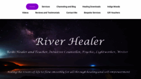 What Riverhealer.com website looked like in 2023 (1 year ago)
