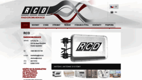 What Rcd.cz website looked like in 2023 (1 year ago)
