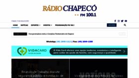 What Radiochapeco.com.br website looked like in 2023 (1 year ago)