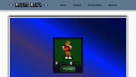 What Retrobowlgame.online website looked like in 2023 (1 year ago)