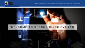 What Rescueclick.com website looked like in 2023 (1 year ago)