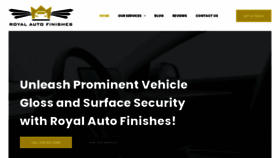 What Royal-auto-finishes.com website looked like in 2023 (1 year ago)