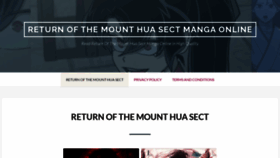 What Returnofmounthuasect.com website looked like in 2023 (1 year ago)