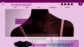 What Rosebyander.com website looked like in 2023 (1 year ago)