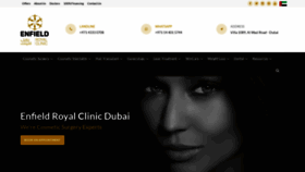 What Royalclinicdubai.com website looked like in 2023 (1 year ago)