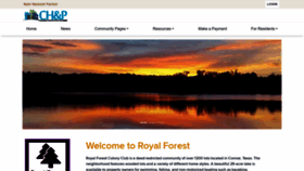 What Royalforestcc.org website looked like in 2023 (1 year ago)