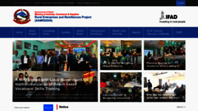 What Rerp.moics.gov.np website looked like in 2023 (1 year ago)