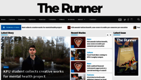 What Runnermag.ca website looked like in 2023 (1 year ago)