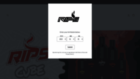 What Ripsvape.com website looked like in 2023 (2 years ago)