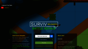 What Resurviv.io website looked like in 2023 (1 year ago)