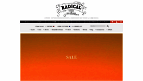What Radical-vintage.com website looked like in 2023 (1 year ago)