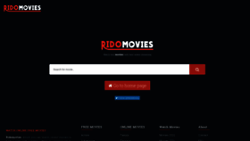 What Ridomovies.pw website looked like in 2023 (1 year ago)