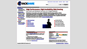 What Rackshare.com website looked like in 2023 (1 year ago)